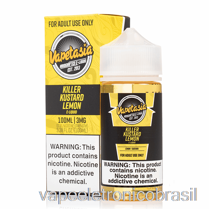Vape Vaporesso Killer Kustard Limão - Vapetasia - 100ml 0mg